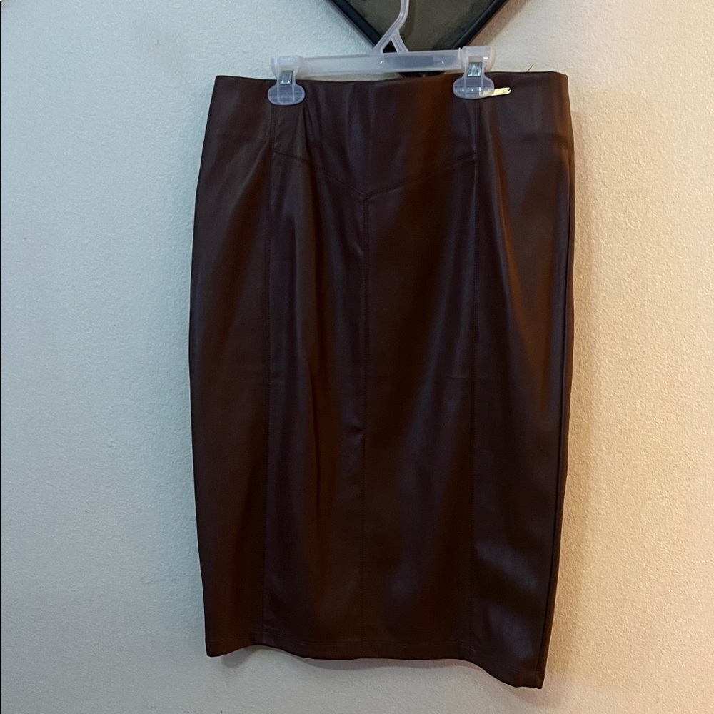 Marc New York Chocolate Brown Pencil Skirt